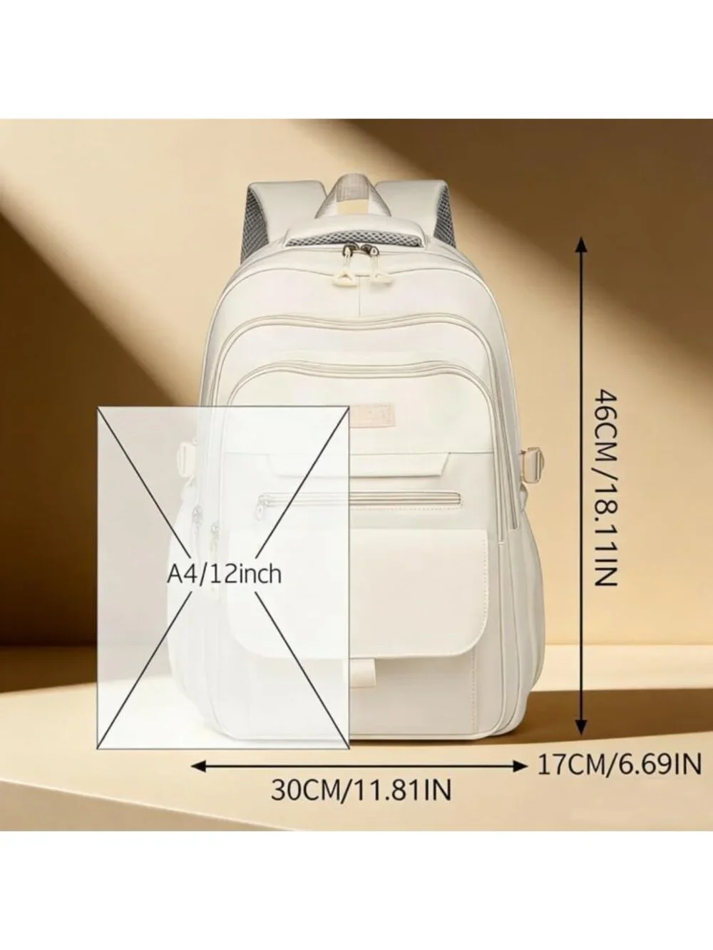Cute Aesthetic Backpack for Students, Kids & Teen Girls - Stylish School Bag